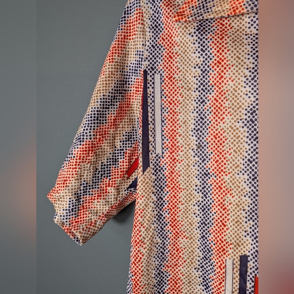 Vintage 1970s polyester short sleeve button down small 40 - Picture 2 of 11